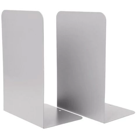 FUIENKO Organisateur De Livres En Métal D5QC, 1 Paire De Serre-livres En Métal, Bureau, Maison, étagère, Support De Rangement, Fin De Livre,Black 4 FUIENKO Organisateur De Livres En Métal D5QC, 1 Paire De Serre-livres En Métal, Bureau, Maison, étagère, Support De Rangement, Fin De Livre,Black – Image 2