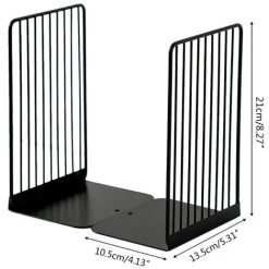 FUIENKO Support De Livre En Fer Simple, 11 Paires De Serre-livres, Support De Bureau Antidérapant, étagère, Organisateur De Magazines De Bureau,White 8 FUIENKO Support De Livre En Fer Simple, 11 Paires De Serre-livres, Support De Bureau Antidérapant, étagère, Organisateur De Magazines De Bureau,White -Petit rangement Soldes Magasin 68251548 2