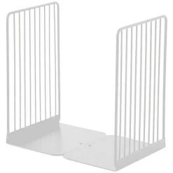 FUIENKO Support De Livre En Fer Simple, 11 Paires De Serre-livres, Support De Bureau Antidérapant, étagère, Organisateur De Magazines De Bureau,White 9 FUIENKO Support De Livre En Fer Simple, 11 Paires De Serre-livres, Support De Bureau Antidérapant, étagère, Organisateur De Magazines De Bureau,White -Petit rangement Soldes Magasin 68251548 3