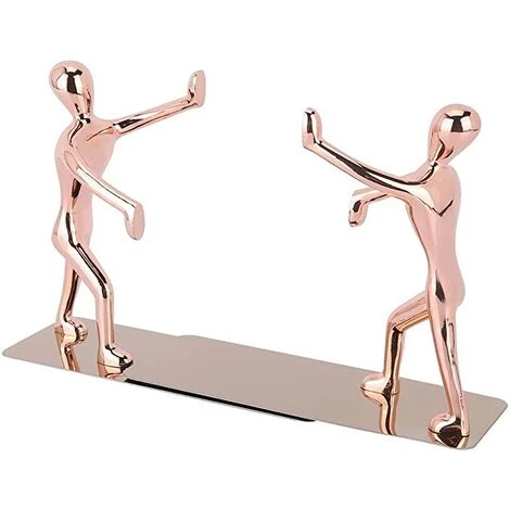 LTS FAFA Serre-livres Créatifs, 1 Paire De Serre-livres En Acier Inoxydable Pour La Décoration Intérieure 7 LTS FAFA Serre-livres Créatifs, 1 Paire De Serre-livres En Acier Inoxydable Pour La Décoration Intérieure – Image 5