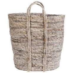 HOUSE NORDIC Panier Rond En Feuille De Maïs - Udine - Couleur - Naturel -Petit rangement Soldes Magasin 68538663 3