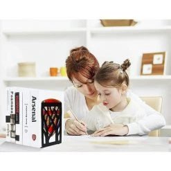 LLOVE Serre-Livres En Métal Conception De Forme D'arbre Unique Antidérapante Cale Livre Organisateur De Livres Pour Maison, Bureau, Écoles, Cadeau Étudiant 1 Paire (Noir) -Petit rangement Soldes Magasin 68573604 3