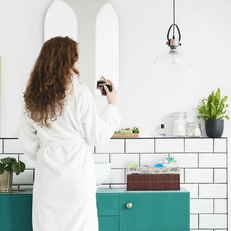 RELAXDAYS 2x Paniers, Revêtement En Tissu, Bambou, Rectangulaire, Corbeille, Panier Salle De Bain 16,5x38x28,5 Cm, Blanc 6 RELAXDAYS 2x Paniers, Revêtement En Tissu, Bambou, Rectangulaire, Corbeille, Panier Salle De Bain 16,5x38x28,5 Cm, Blanc – Image 4