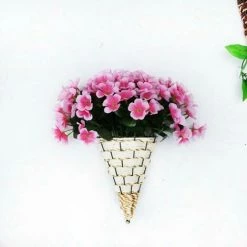 FUIENKO Panier à Fleurs En Rotin Et Osier Naturel, Pot Suspendu Au Mur, Jardinière, Décoration, En Fer Forgé,Brown 11 FUIENKO Panier à Fleurs En Rotin Et Osier Naturel, Pot Suspendu Au Mur, Jardinière, Décoration, En Fer Forgé,Brown -Petit rangement Soldes Magasin 68622684 5