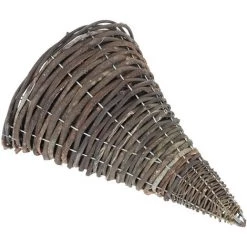 FUIENKO Panier De Jardinière Suspendu En Osier Et Rotin, Panier De Fleurs Tissé En Forme De Cône, Pots De Fleurs De Plafond,Brown 8 FUIENKO Panier De Jardinière Suspendu En Osier Et Rotin, Panier De Fleurs Tissé En Forme De Cône, Pots De Fleurs De Plafond,Brown -Petit rangement Soldes Magasin 68623435 3