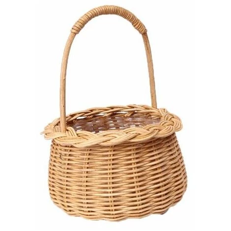 FUIENKO Panier à Fleurs Tissé En Rotin, Panier De Rangement Pour Fille, Fait à La Main, Pour Décor De Mariage à La Maison, Pour Plantes,01 3 FUIENKO Panier à Fleurs Tissé En Rotin, Panier De Rangement Pour Fille, Fait à La Main, Pour Décor De Mariage à La Maison, Pour Plantes,01