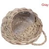 FUIENKO Panier à Fleurs En Osier Suspendu Au Mur, Support Pour Plantes De Jardin,Gray -Petit rangement Soldes Magasin 68625112 1