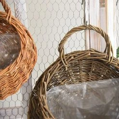 FUIENKO Panier Suspendu En Rotin Pour Pot De Fleur, Tissé à La Main, En Osier D'algues, Pour Décorations Murales, Panier De Rangement Pour Plantes,Fédération De Russie,Beige -Petit rangement Soldes Magasin 68625226 4