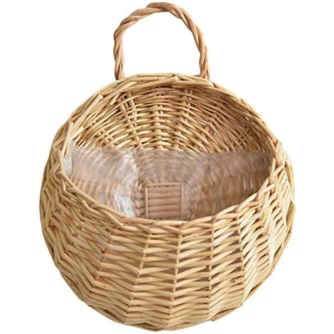 FUIENKO Panier à Fleurs En Osier Suspendu Au Mur, Support Pour Plantes De Jardin,CHINA,CO 4 FUIENKO Panier à Fleurs En Osier Suspendu Au Mur, Support Pour Plantes De Jardin,CHINA,CO – Image 2