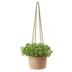 FUIENKO Panier De Jardinière Suspendu En Corde Tissée, Porte-plante En Macramé, Organisateur De Rangement Pour Décoration De Jardin De Cour,as The Shown