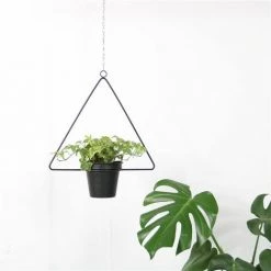 FUIENKO Porte-plante En Métal, Chaîne Suspendue, Panier De Fleurs, Porte-plante, Balcon, Jardin,03 -Petit rangement Soldes Magasin 68627088 5
