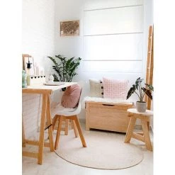 Coffre De Rangement ASTIGARRAGA En Pin Massif Avec Pieds Carrés 48x70x40 Cm -Petit rangement Soldes Magasin 7385919 3