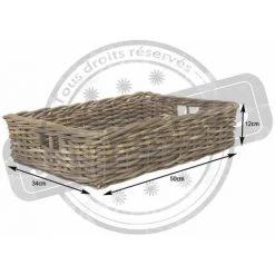 AUBRY GASPARD Manne En Poelet Taille 2 Gris - Gris 5 AUBRY GASPARD Manne En Poelet Taille 2 Gris - Gris -Petit rangement Soldes Magasin 7505180 2