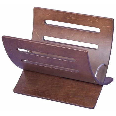 DéCOSHOP26 Porte Revue En Bois Marron Foncé Rangement Magazines - Marron 3 DéCOSHOP26 Porte Revue En Bois Marron Foncé Rangement Magazines - Marron