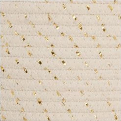 Atmosphera - Lot De 3 Paniers De Rangement Blanc Ivoire Et Doré Chambre Enfant - Ecru/doré 9 Atmosphera - Lot De 3 Paniers De Rangement Blanc Ivoire Et Doré Chambre Enfant - Ecru/doré -Petit rangement Soldes Magasin 8934929 4