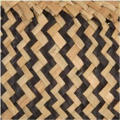 Atmosphera - Panier De Rangement Pliable En Osier Naturel Et Noir - Noir -Petit rangement Soldes Magasin 9000780 2