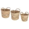 Atmosphera - Set De 3 Paniers De Rangement En Osier Nomade - Beige -Petit rangement Soldes Magasin 9001060 1