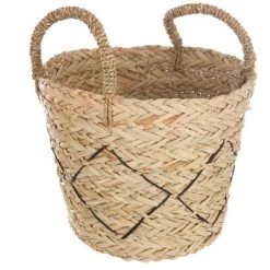 Atmosphera - Set De 3 Paniers De Rangement En Osier Nomade - Beige -Petit rangement Soldes Magasin 9001060 3