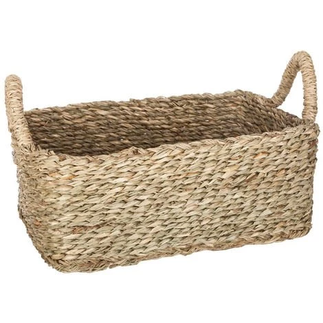 Atmosphera - Set De 3 Paniers De Rangement Rectangle En Osier - Beige 5 Atmosphera - Set De 3 Paniers De Rangement Rectangle En Osier - Beige – Image 3