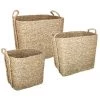 Atmosphera - Set De 3 Paniers De Rangement En Osier - Beige -Petit rangement Soldes Magasin 9001900 1