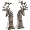 AUBRY GASPARD Serre-livres Tête De Cerf En Aluminium (Lot De 2) Gris - Gris 1 AUBRY GASPARD Serre-livres Tête De Cerf En Aluminium (Lot De 2) Gris - Gris -Petit rangement Soldes Magasin 9293174 1