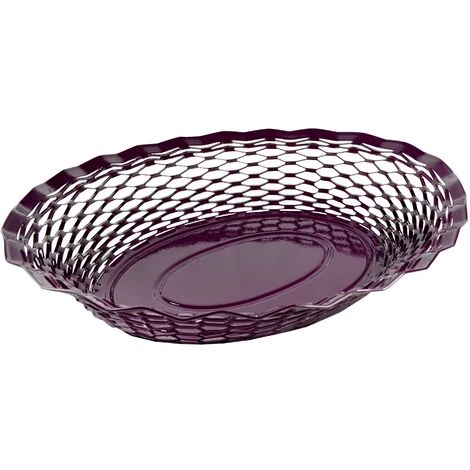 ROGER ORFEVRE Corbeille à Pain Ovale Prune En Inox Prune - Prune 3 ROGER ORFEVRE Corbeille à Pain Ovale Prune En Inox Prune - Prune
